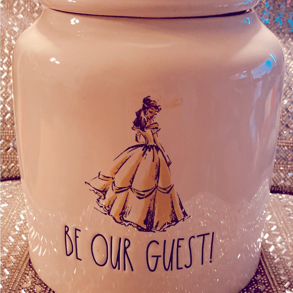 Rae Dunn Beauty and the Beast Belle Ceramic Jar 📖👸🏻💃🏼